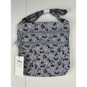 Vera Bradley Disney Triple Zip Hipster Playful Figaro Crossbody Bag, NWT